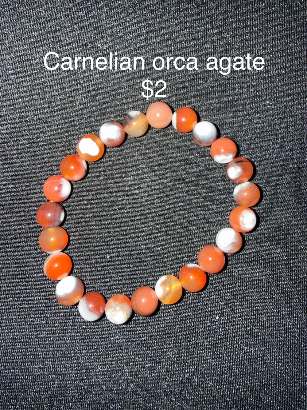 Yellow, red and brown variety of authentic crystal bead bracelets